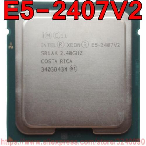 Intel Xeon CPU E5-2407V2 SR1AK 2.40GHz 4-Core 10M LGA1356 E5-2407 V2 processor E5 2407V2 free shipping speedy ship out