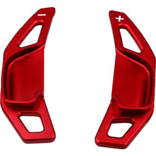 Steering Wheel Aluminum Alloy Paddle Shifter for Toyota Camry 2012-2016, Corolla 2014-2018 (Red)