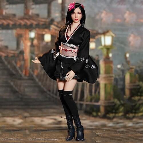 SUPER DUCK SET058 1/6 scale fighting figure goddess kimono costume model for 12 inch action figure presale