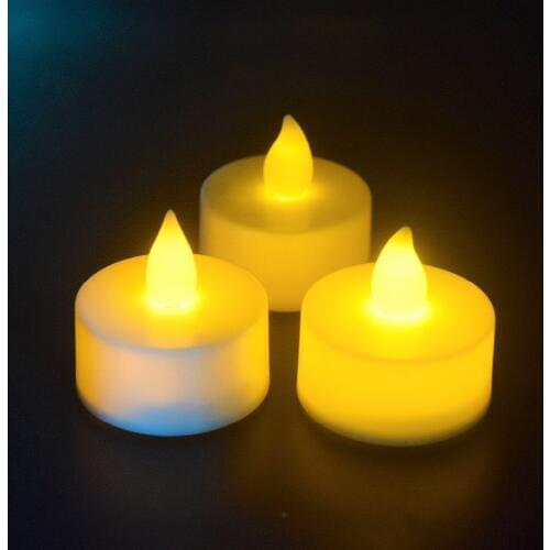 Wedding Anniversary Electronic LED Decoration Flameproof Candle Light Smokeless Candle