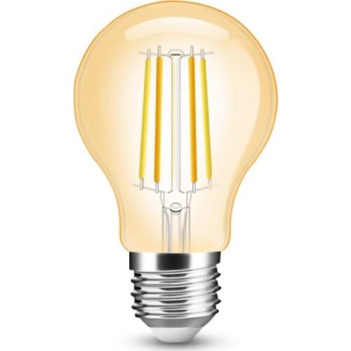 GLEDOPTO Zigbee Pro Smart Retro Light Bulb E27 Filament Lamp Decoracion Vintage 7W CCT Alexa Google Home Homekit Compatible