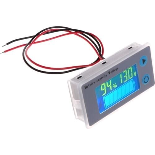 10-100V Universal Battery Capacity Voltmeter Tester LCD Car Lead-acid Indicator