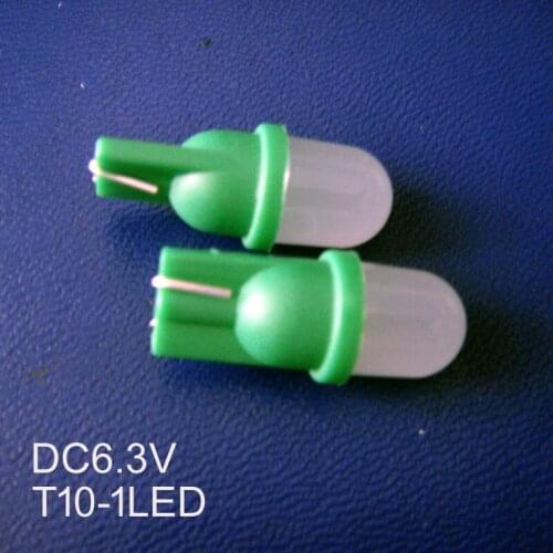High quality 6.3V T10 led,w5w 6.3V,194,168 indicator light,DC6V Led bulb light,T10 Wedge light,6.3V lamp,free shipping 500pc/lot