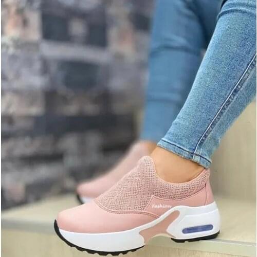 2021 NEW Women Sandals Platform Solid Color Flats Ladies Shoes Casual Breathable Wedges Ladies Walking Sneakers