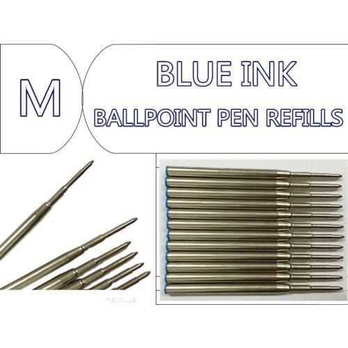10PCS Ball Point Pen Refill High Quality Blue Black Ink Ballpoint Pens Refills for Writing Wholesale Free Shipping