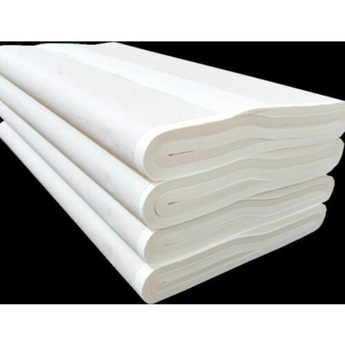 100sheets Rijstpapier Bamboo Paper Raw Ripe Xuan Paper Painting Calligraphy Half Ripe Rice Paper Carta Di Riso Shoji Paper