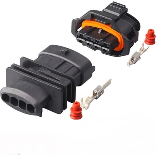 100 set pcs 4 pin way waterproof automotive wire connector pulg 1928403736 car connectors 1928403453 1 928 403 736 1 928 403 453