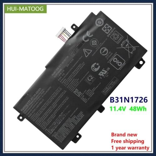 Laptop Battery B31N1726 for ASUS 3ICP7/60/80 FX504 FX86 FX80GM FX505GE FX505DT FX80GE PX505GE PX505GD FX505GM FX80G 11.4V 48Wh