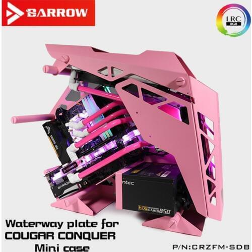 Barrow water-cooled COUGAR small conqueror mini chassis water channel board DIY water-cooled heat dissipation CRZFM-SDB