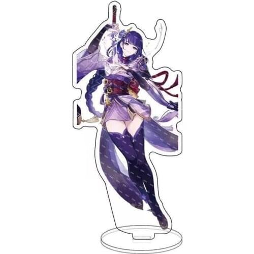 Anime Keychain Game Genshin Impact Acrylic Stand Model Plate Desk Decor Standing Sign Keyring Cosplay Pendant Charm Trinket