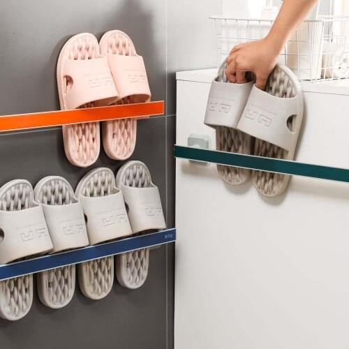 Household Toilet Bathroom Free-Perforated Bath Towel Rack Toilet Drying Towel Bar