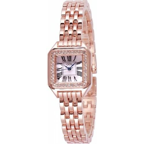 Simple Diamond Crystal Dial Waterproof Ladies Bracelet Women Watch Luxury Brand Fashion Quartz Wrist Watch Dress Jewelry Reloj