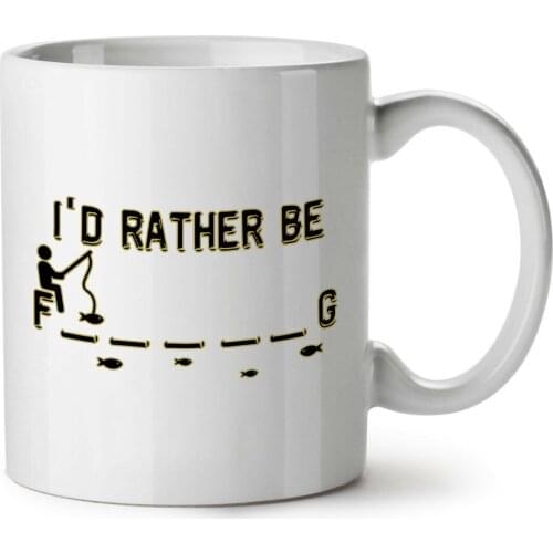 Fishing Lover Tea Coffee Mug 11 Oz