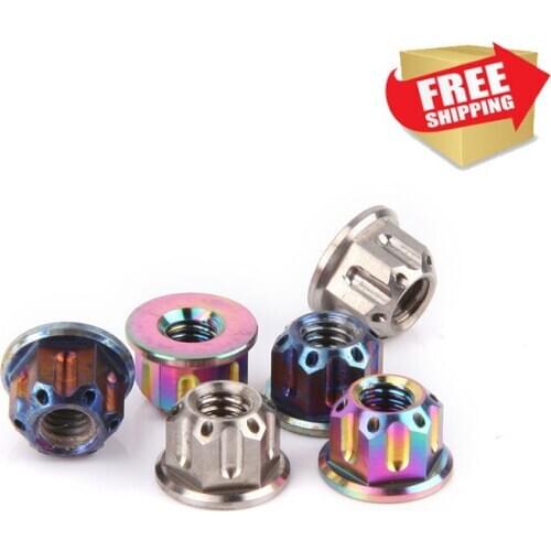 D1RC Nut Titanium alloy M4 nut climbing wheel hub nut drifting wheel hub nut RC model car option parts