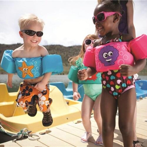 Baby swim rings Foam Cartoon Baby Arm Ring buoyancy vest garment of floating kids safety life vest childrens Swim life jackets