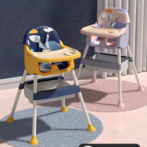 Baby Dining Chair, Child Eating Seat, Baby Foldable Portable Home Learning Chair, Multifunctional Dining Table And Chair