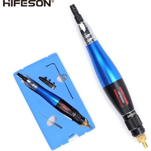 HIFESON High Quality 09E Reciprocating Ultrasonic Pneumatic File Turbine Structure Polishing Polisher File Machine 3MM Chuck