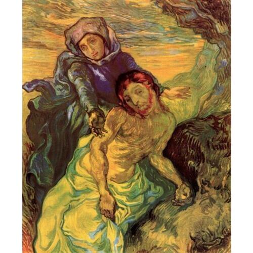 High quality Vincent Van Gogh paintings PIETA oil on canvas hand-painted Home decor
