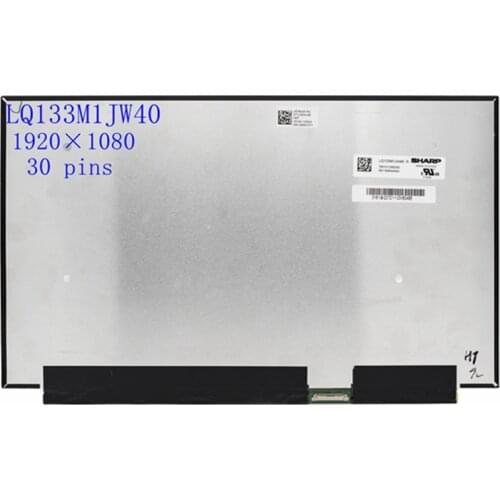 LQ133M1JW40 100% sRGB 13.3'' Laptop Lcd Screen Panel Matrix FHD IPS