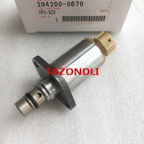 100% Original and new Pressure Control Valve 294200-0670 2942000670 SCV For 6HK1 Diesel Engines