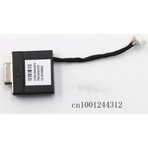 Original For ThinkCentre M625q M715q M710q ThinkStation P320 Tiny DP to VGA tieline Tenkan-Sen Plug adaptor 04x2755