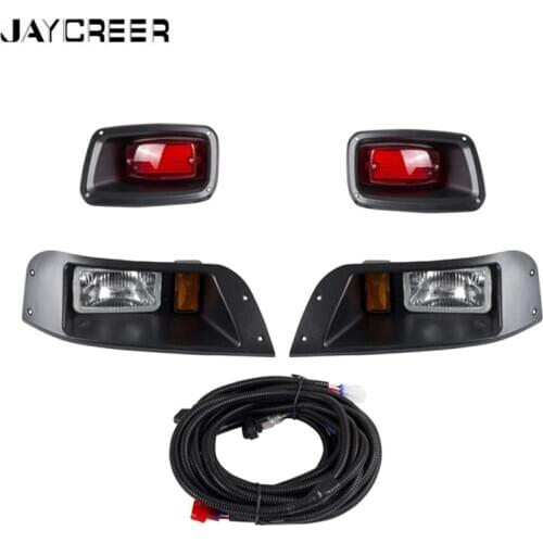 JayCreer EZGO E-Z GO TXT Golf Cart Headlight - Led Tail Light Kit,DC12V,,For EZGO TXT 1996-2013