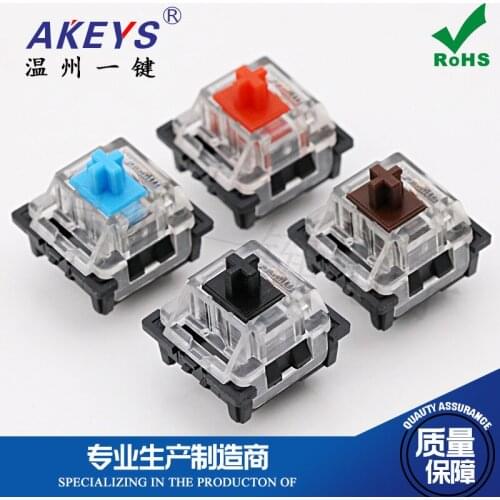 10pcs RGB dust-proof mechanical keyboard multiple colour switcher Repair parts Exchangeable shaft
