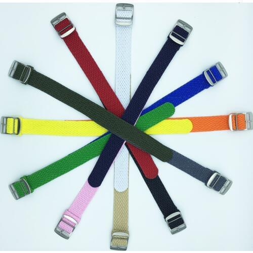 14mm 16mm 18mm 20mm 22mm nylon straps perlon straps weave watch band Watchband for DW replacement accessories blue red orange