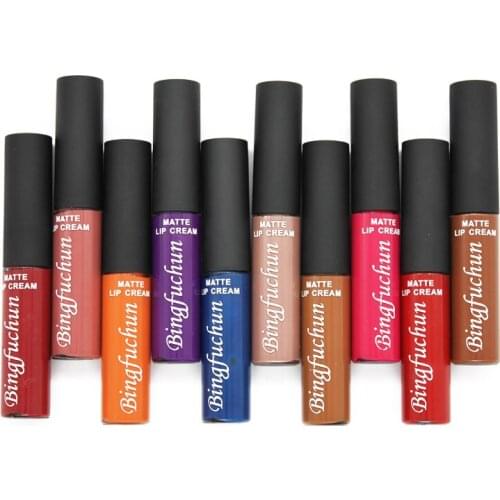 Sexy Matte Lipstick Nude velvet Waterproof Long Lasting Makeup Cosmetics Beauty Batom Lip Stick