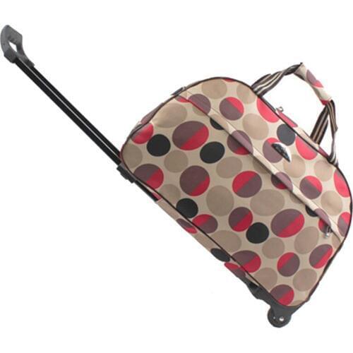 High Quality Rolling Luggage Trolley Bag Women Travel Bags Metal Hand Trolley Female & Male Bag Large Package Travel Suitcase