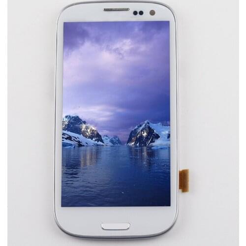 For Samsung Galaxy S3 Neo Lcd Touch Screen Digitizer Assembly Frame For Samsung i9300 Display i9301 i9300i i9308i i9301i