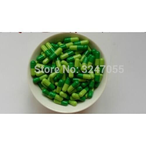 1000pcs/lot Size 1# Gelatin Hollow Medicine Powder Refillable Capsule Bottle, Empty Health Capsule Shells, Medicine Pill Package