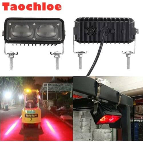 1x 10-80v 12w Fork Truck forklift lights Red Warehouse keep out zone light Red zone pedestrian light Red Danger Warning lights