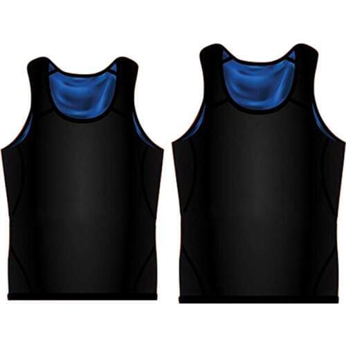 2 Pcs Sauna Vest Premium Workout Tank Top Polymer for Slimming Weight Loss Fitness Female L/XL & Mens S/M