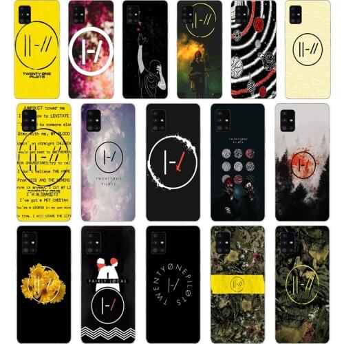 40 HyrCase Twenty One Pilots 21 Pilots Soft Silicone Tpu Cover phone Case for Samsung Galaxy A31 A41 A51 A71 A40 2019 Case