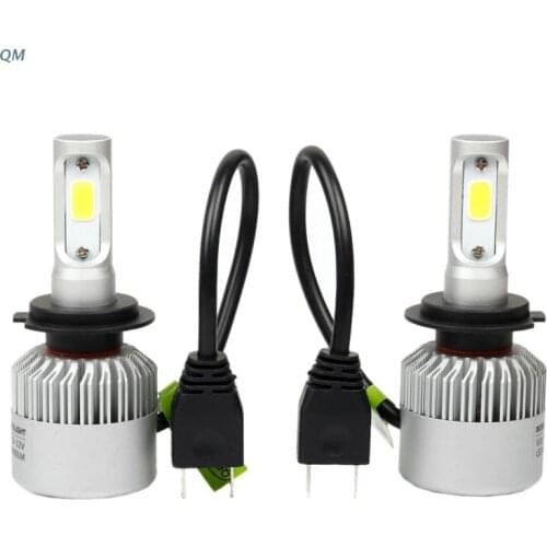 9~30V H7 COB LED Headlight Conversion 80W Car Waterproof White Light Bulbs 13MF