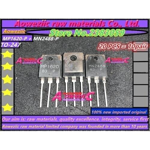 Aoweziic 100% new imported original MP1620-P MN2488-P MP1620 MN2488 TO-247 Audio Power Amplifier Transistor