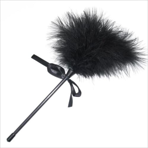 Bdsm Feather Tickled Whip bondage erotic punish Fetish riding crop pony Leather Spanking Paddle play Flogger S0221