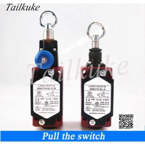 Safety Pull Cord Switch SN2170/SN4170/SN6170-SL-C-R Pull Cord Switch Emergency Stop Switch