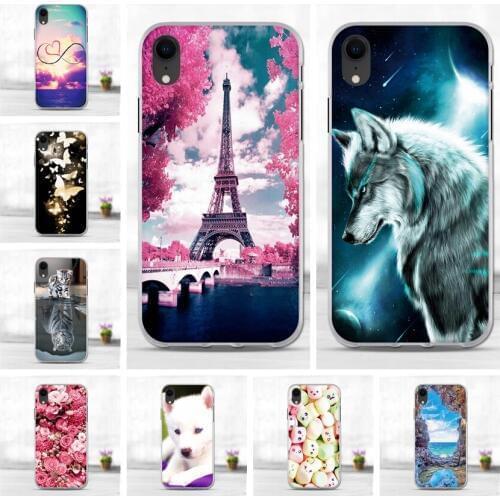 Coque for iPhone XR Case Funda for Apple iPhone XR Cover Soft TPU Cartoon Dog Painting Case for iPhone XR Silicon Funda Capa