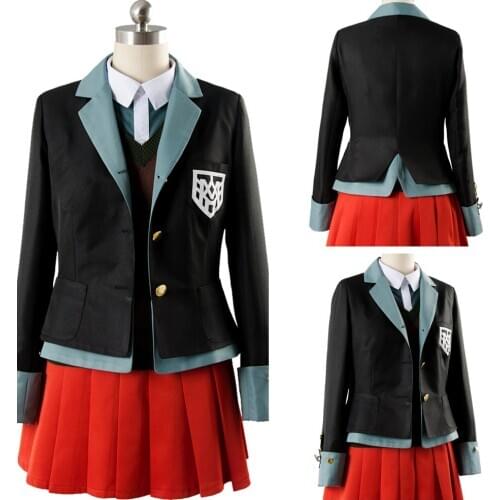 Danganronpa V3 Yumeno Himiko Cosplay Costume The New Bullet Rreaks V3 Costume Female Dress Uniform Halloween Carnival Costumes