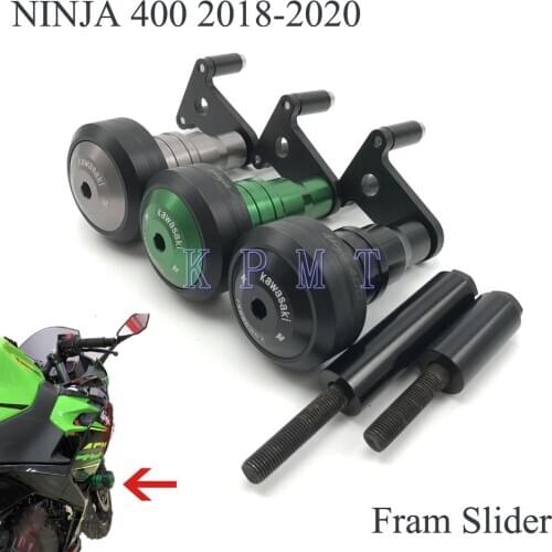 For KAWASAKI NINJA400 NINJA 400 2018 2019 2020 Falling Protection Frame Slider Fairing Guard Anti Crash Pad Protector