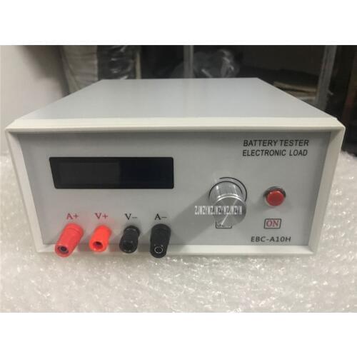 EBC-A10H Portable Battery Capacity Tester Electronic Load Mobile Power Head Test Cycle Charge Discharge Tester AC 110-220V 150W