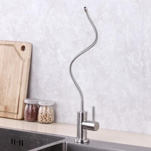 1/4 Inch Kitchen Water Filter Faucet Flexible Tube Stainless Steel RO Reverse Osmosis Filters Parts Purifier Direct Drinking Tap