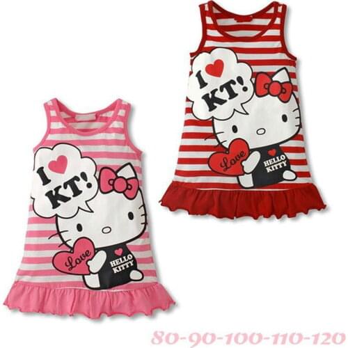 Платья для девочек Hello Kitty China At AliExpress