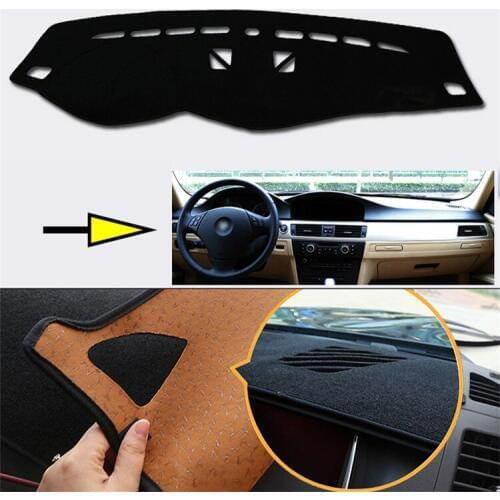 Interior Dashboard Carpet Photophobism Protective Pad Mat For BMW 3 Series GPS 09-12