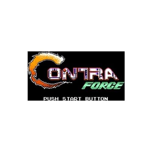 Contra Force 60 Pin Game Card Customized For 8 Bit 60pins Game Player