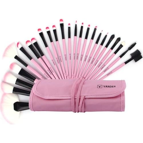 VANDER LIFE Makeup Brushes 24 Pieces Professional Makeup Brush Set Cosmetic Foundation Synthetic Kabuki Brush Kit
