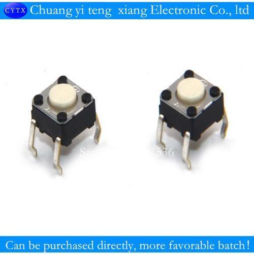 Touch switch B3F-1000 6*6*4.3 intensity 0.98N 10PCS/LOT