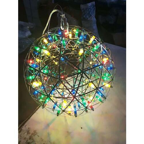 Spherical body chrome/gold/rose gold LED chandeliers Residential/commercial/restaurant venue chandelier